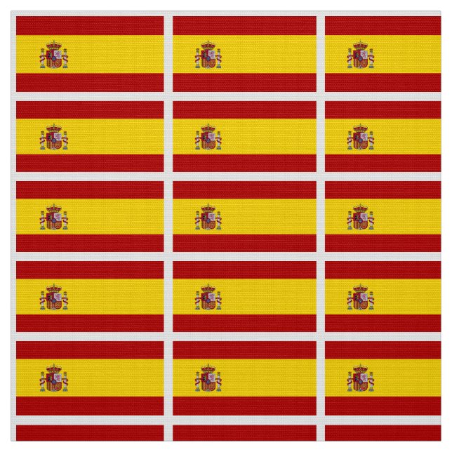 Tissu Drapeau de l'Espagne (Échantillon)