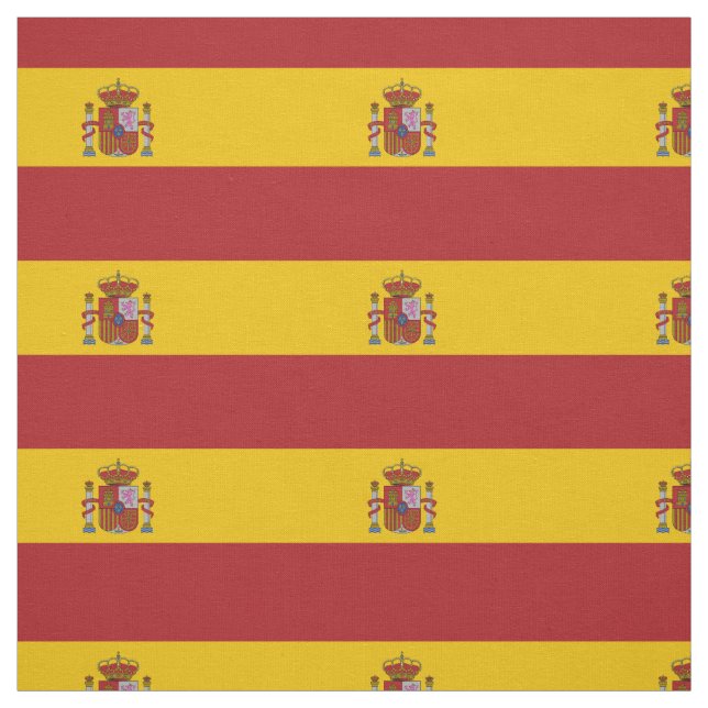 Tissu Drapeau de l'Espagne (Échantillon)