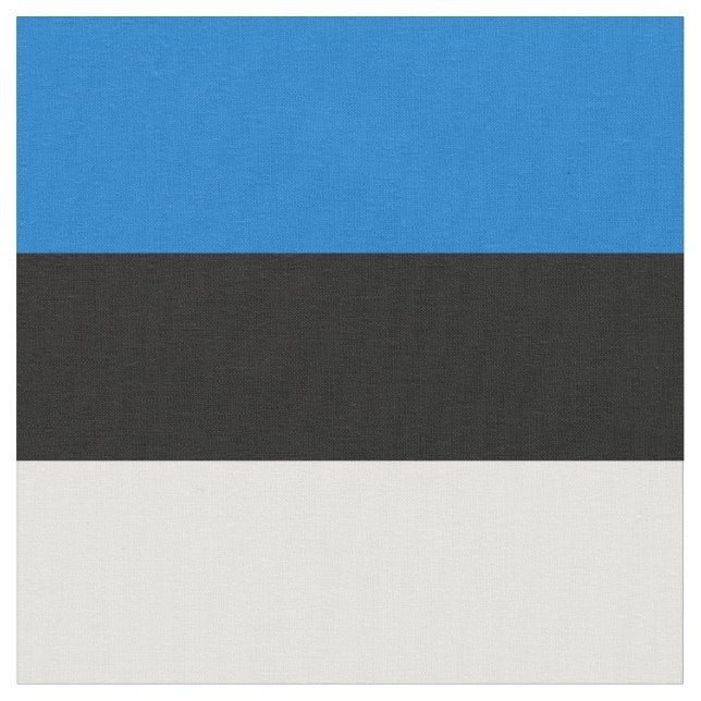 Tissu Drapeau de l'Estonie (Fermer)