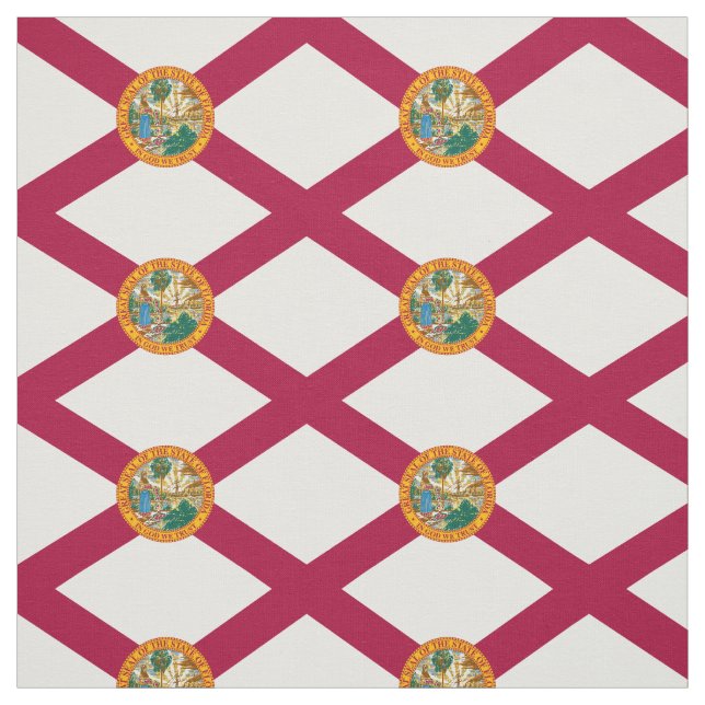 Tissu Drapeau de l'État de Floride (Échantillon)