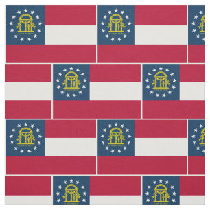 Tissu Drapeau de l'État de Géorgie