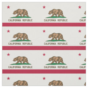 Tissu Drapeau de l'État de la République de Californie