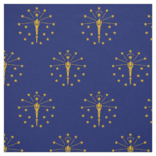 Tissu Drapeau de l'État de l'Indiana