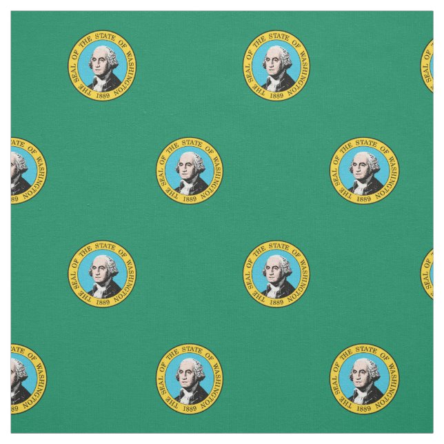 Tissu Drapeau de l'État de Washington (Échantillon)