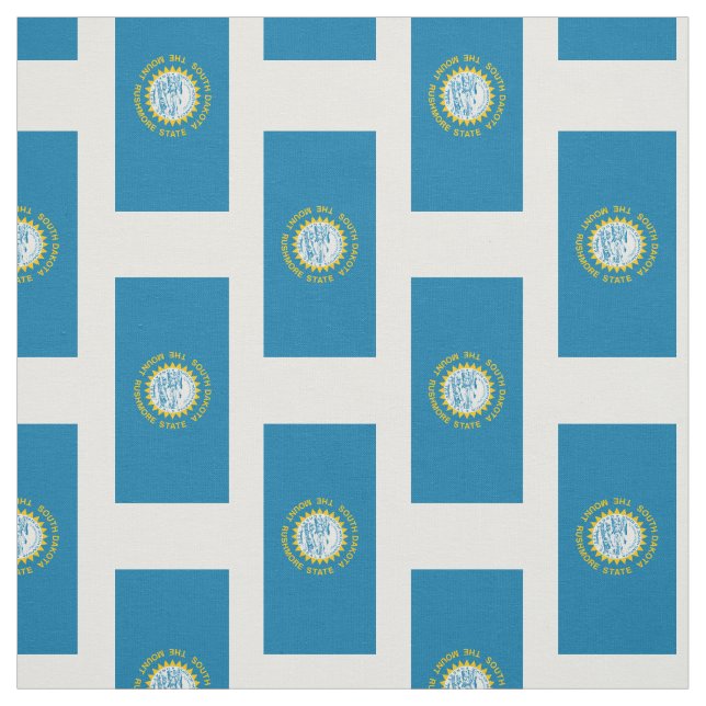 Tissu Drapeau de l'État du Dakota du Sud (Échantillon)