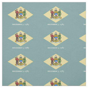 Tissu Drapeau de l'État du Delaware