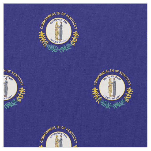 Tissu Drapeau de l'État du Kentucky (Fermer)