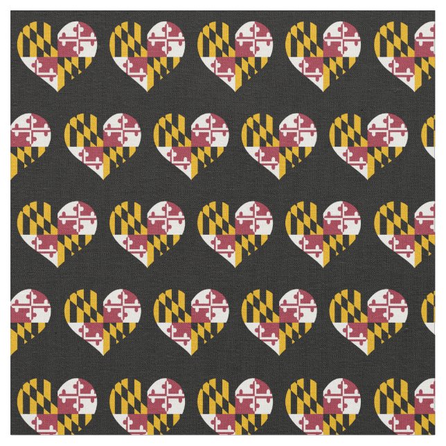 Tissu Drapeau de l'État du Maryland (Fermer)