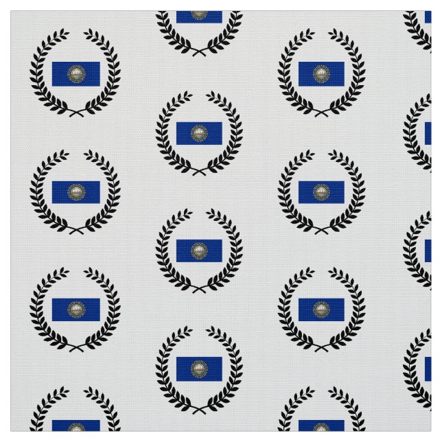 Tissu Drapeau de l'État du New Hampshire (Échantillon)