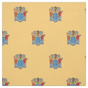 Tissu Drapeau de l'État du New Jersey