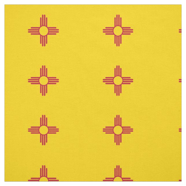Tissu Drapeau de l'État du Nouveau-Mexique (Échantillon)