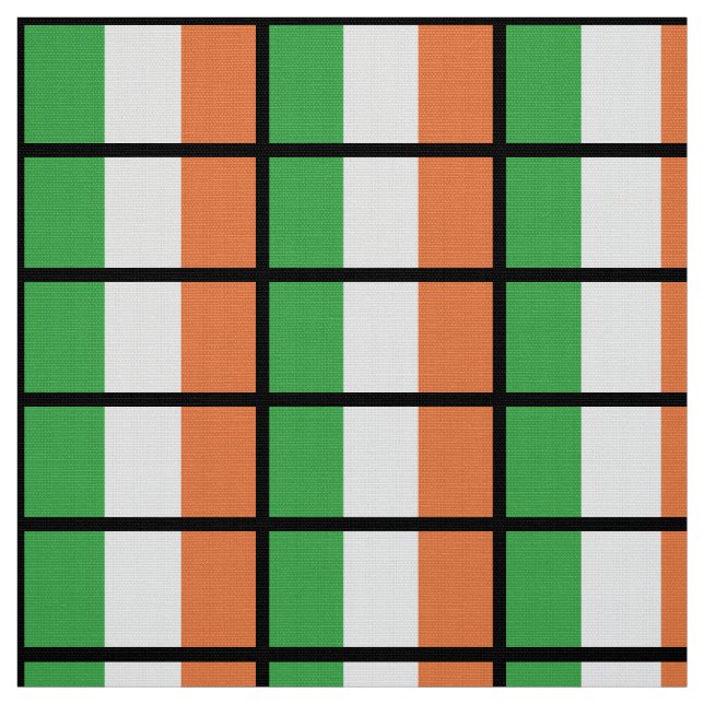 Tissu Drapeau de l'Irlande (Échantillon)