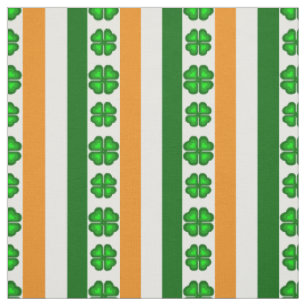 Tissu Drapeau de l'Irlande/orange, blanc et vert,
