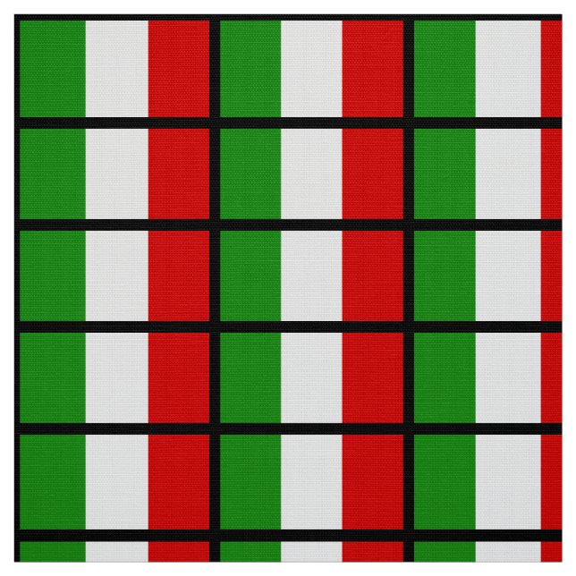Tissu Drapeau de l'Italie (Échantillon)