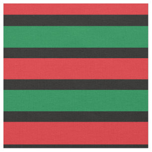 Tissu Drapeau de l'UNIA et tribande panafricaine/afro-am