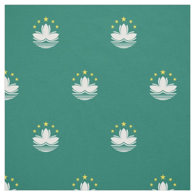 Tissu Drapeau de Macao (Échantillon)