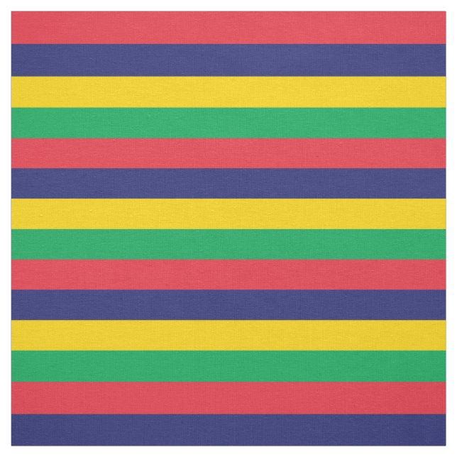 Tissu Drapeau de Maurice (Échantillon)