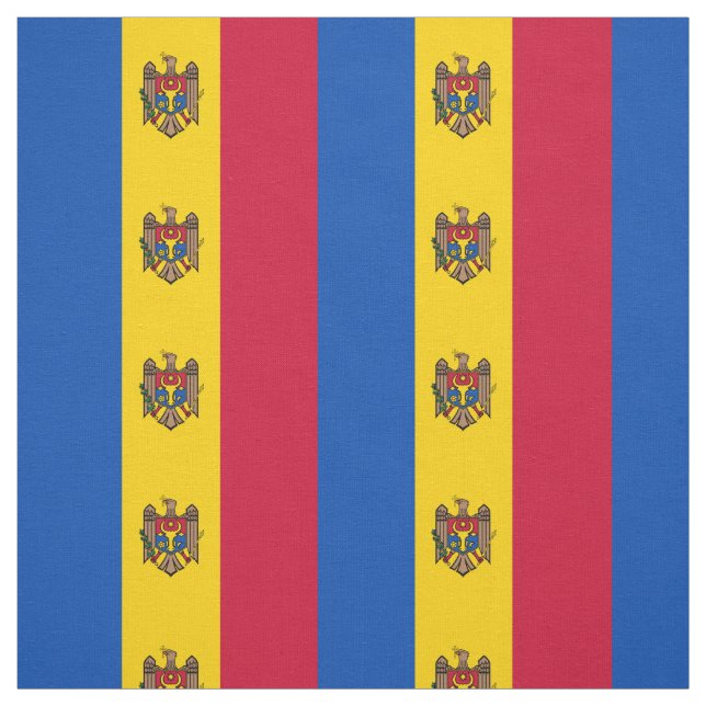 Tissu Drapeau de Moldova (Échantillon)