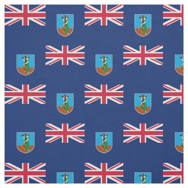 Tissu Drapeau de Montserrat (Échantillon)