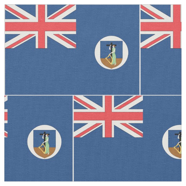 Tissu Drapeau de Montserrat (Fermer)