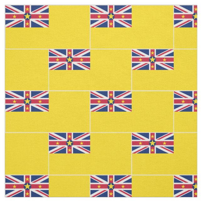 Tissu Drapeau de Niue (Échantillon)
