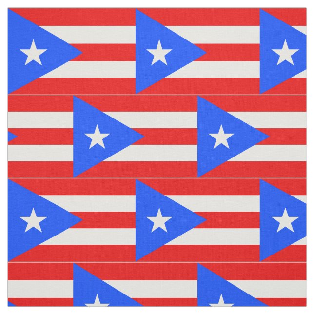 Tissu Drapeau de Porto Rico (Échantillon)