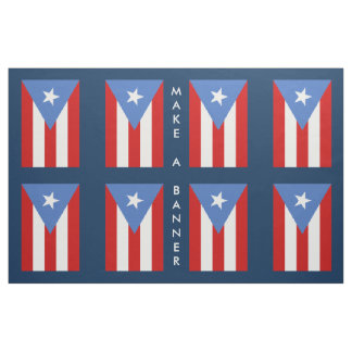 Tissu Drapeau de Porto Rico : Décoration