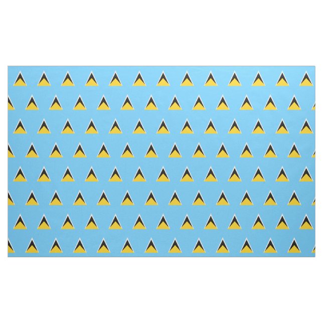 Tissu Drapeau de Sainte-Lucie (Yard)
