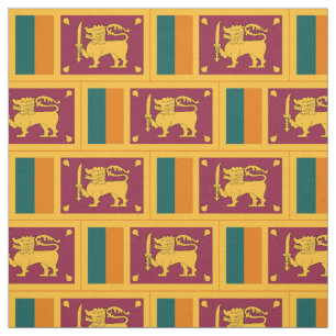 Tissu Drapeau de Sri Lanka