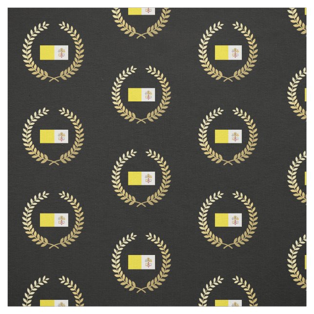 Tissu Drapeau de Ville du Vatican (Échantillon)
