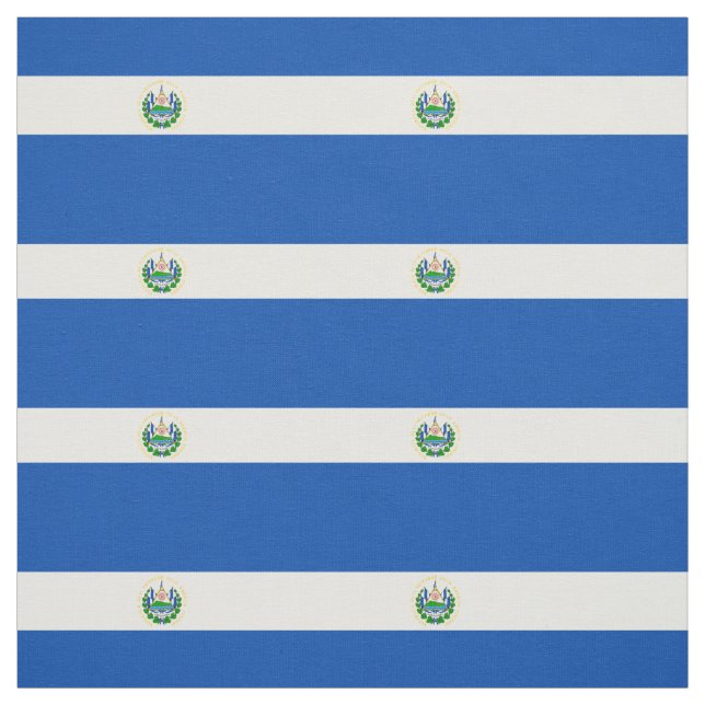 Tissu Drapeau d'El Salvador (Échantillon)