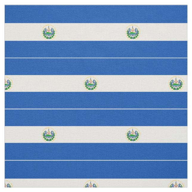 Tissu Drapeau d'El Salvador (Échantillon)