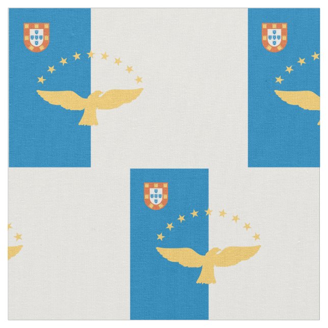 Tissu Drapeau des Açores (Fermer)