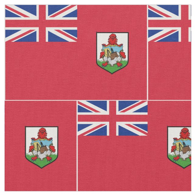 Tissu Drapeau des Bermudes (Fermer)