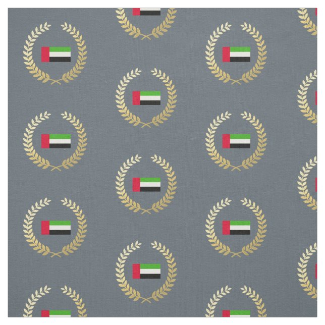 Tissu Drapeau des EAU Emirats Arabes Unis (Échantillon)