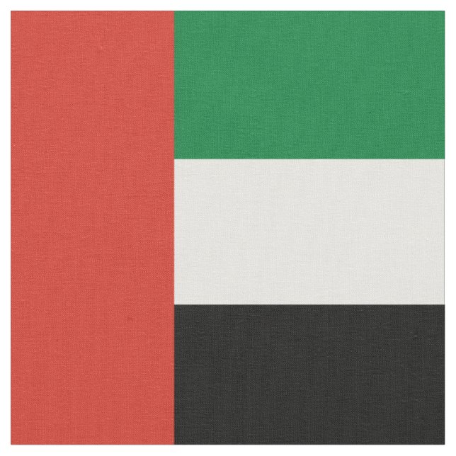 Tissu Drapeau des Émirats arabes unis (Fermer)