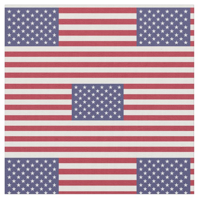 Tissu Drapeau des États-Unis (Fermer)