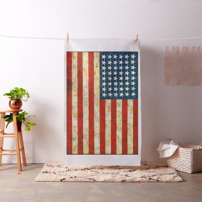Tissu Drapeau des États-Unis d'Amérique - Jasper Johns (In Situ)