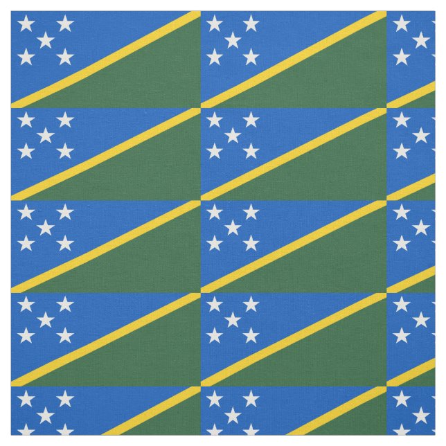Tissu Drapeau des Îles Salomon (Échantillon)