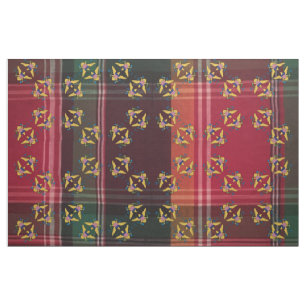 Tissu Drapeau des îles Vierges américaines USVI Madras