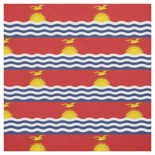Tissu Drapeau des Kiribati (Échantillon)