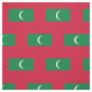Tissu Drapeau des Maldives