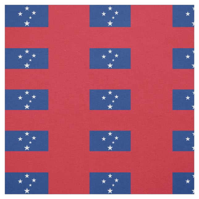 Tissu Drapeau des Samoa (Échantillon)