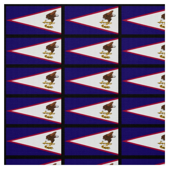 Tissu Drapeau des Samoa américaines (Échantillon)