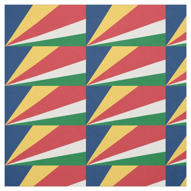 Tissu Drapeau des Seychelles (Échantillon)
