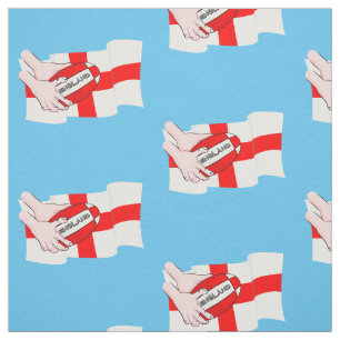 Tissu Drapeau Des Supporters De L'Équipe De Rugby D'Angl
