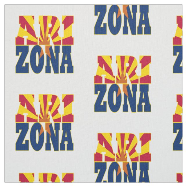 Tissu Drapeau d'état américain de l'Arizona (Échantillon)