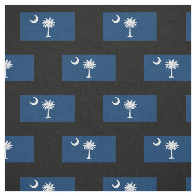 Tissu Drapeau d'état de la Caroline du Sud (Échantillon)