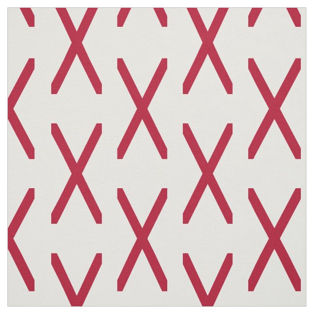 Tissu Drapeau d'État de l'Alabama (Échantillon)