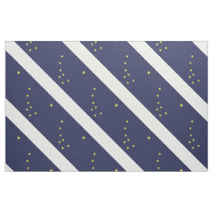 TISSU DRAPEAU D'ÉTAT DE L'ALASKA